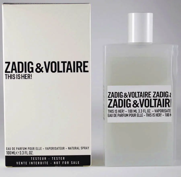 Zadig & Voltaire This is her edp 100ml Тестер, Франция AM159949 фото